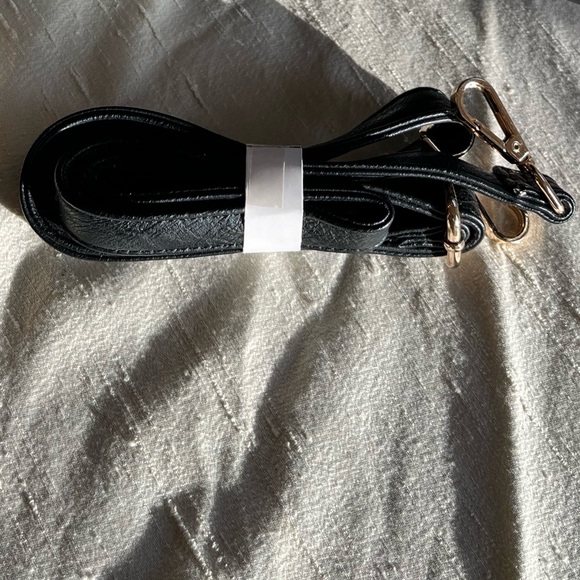 Frank Lyman Vintage Black Leather Shoulder Bag, NWOT - Picture 11 of 14